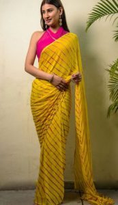 Leheriya Saree