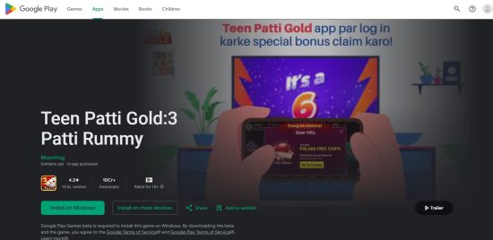 Teen Patti Gold