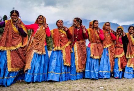 What Fabrics and Designs Define Garhwali Clothing?