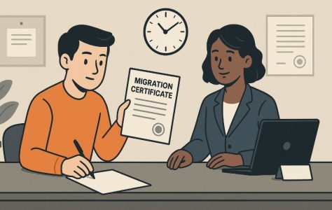 What Is the Offline Process to Obtain a Migration Certificate?