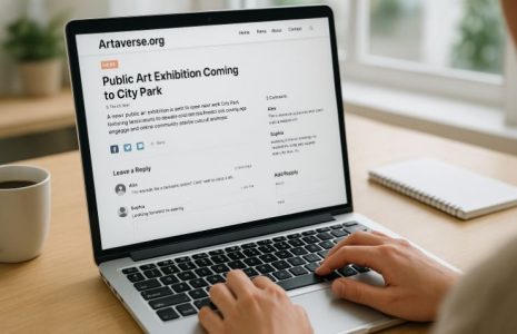 In What Ways Does Artaverse.org Global News Encourage Reader Interaction?