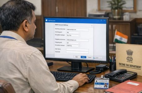 How To Configure Webmail Income Tax In Outlook Via TAXNET?