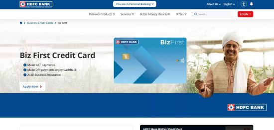 HDFC BizFirst Credit Card