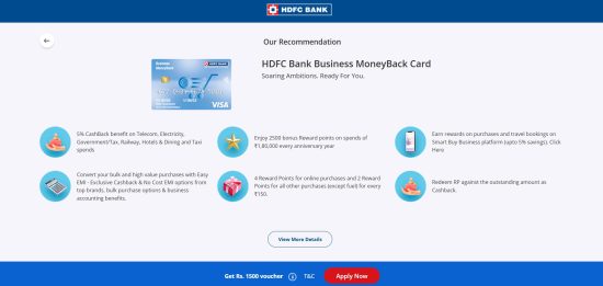 HDFC Business MoneyBack+