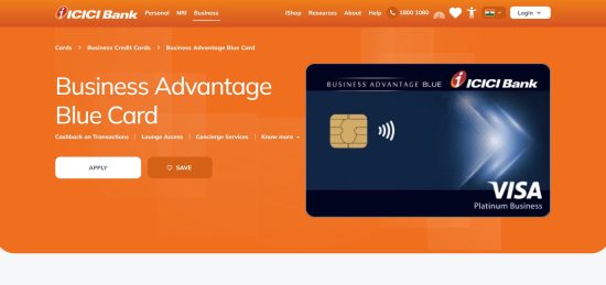 ICICI Bank Business Advantage Blue