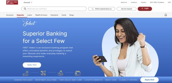 IDFC FIRST Select Business Card