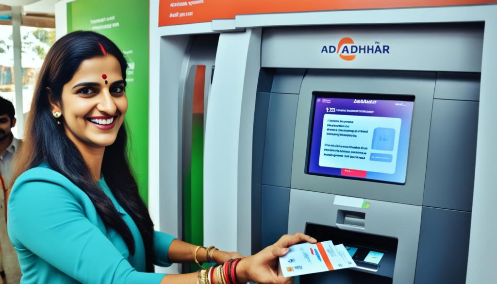Aadhaar linking at ATMs Aadhaar linking at ATMs
