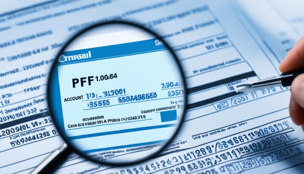 pf account number pf account number